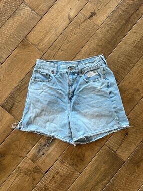 American Eagle Outfitters Light Blue Denim Cutoff Shorts